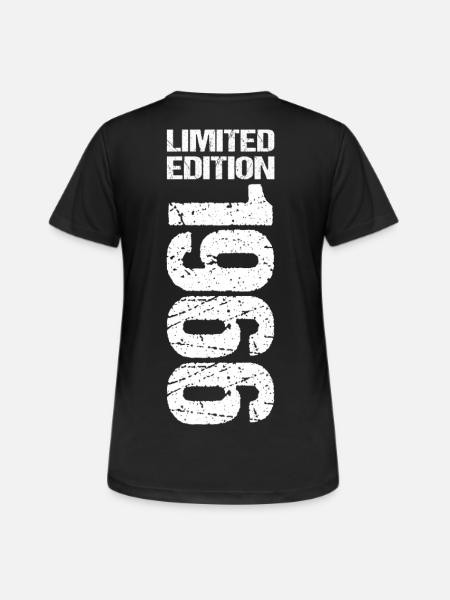 60. Geburtstag Limited Edition 1966 Jahrgang 1966 - Frauen T-Shirt atmungsaktiv - Schwarz