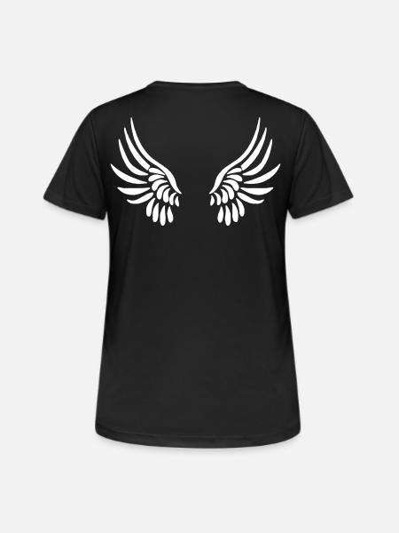 LIKE A BIRD - Women's Breathable T-Shirt - black