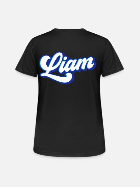 Liam | Couleurs changeantes - T-shirt respirant Femme - noir