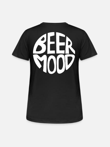 Beer Mood - Frauen T-Shirt atmungsaktiv - Schwarz