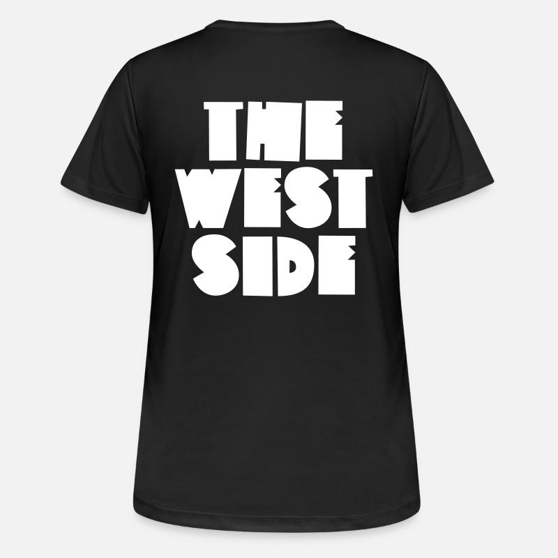 The West Side - Women's Breathable T-Shirt - black