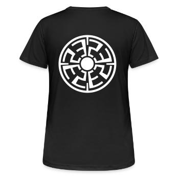 ronde 23 - T-shirt respirant Femme - noir - Dos - AI Model Female 172 light (172cm)