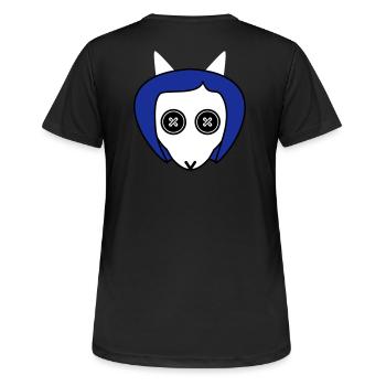 Autres Ekuroeil - T-shirt respirant Femme - noir - Dos - AI Model Female 172 light (172cm)