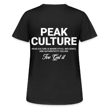 Haute culture - T-shirt respirant Femme - noir - Dos - AI Model Female 172 light (172cm)