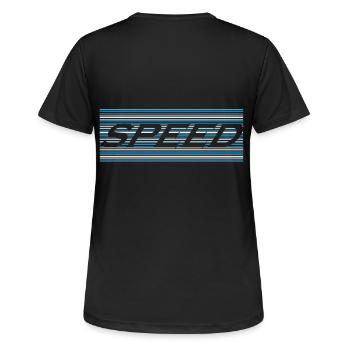 speed Autorennen Tuning schrauber Autoliebhaber - Frauen T-Shirt atmungsaktiv - Schwarz - Hinten - AI Model Female 172 light (172cm)
