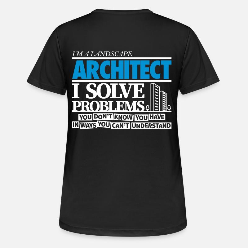 Landscape Architect - Women's Breathable T-Shirt - black