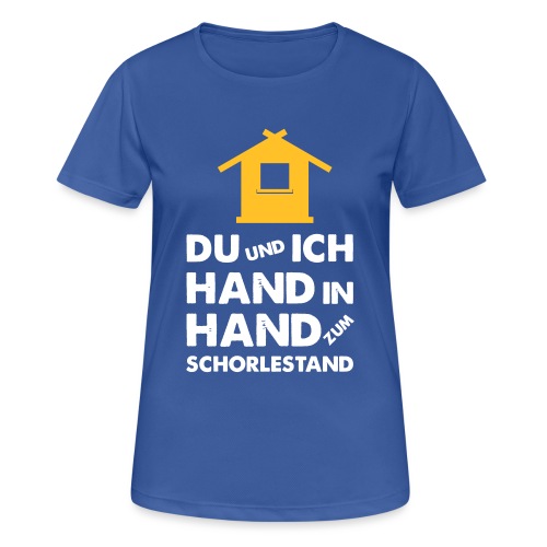 Hand in Hand zum Schorlestand / Gruppenshirt - Frauen T-Shirt atmungsaktiv