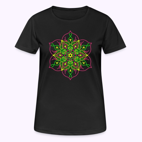 Fire lotus flower - Women's Breathable T-Shirt