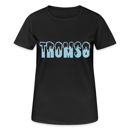 geo_tromso_snowcaps_1c - Pustende T-skjorte for kvinner