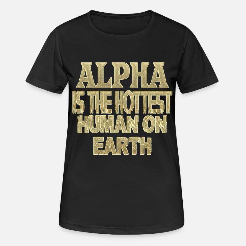 alpha - Women's Breathable T-Shirt - black