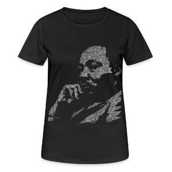MArtin luther King i have a Dream Black power anti - Frauen T-Shirt atmungsaktiv - Schwarz - Vorne - AI Model Female 172 light (172cm)