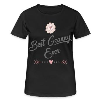 mamie - T-shirt respirant Femme - noir - Devant - AI Model Female 172 light (172cm)