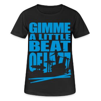 Jazz beat - Women's Breathable T-Shirt - black - Front - AI Model Female 172 light (172cm)