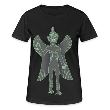 Pazuzu demon - Women's Breathable T-Shirt - black - Front - AI Model Female 172 light (172cm)
