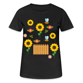 été - T-shirt respirant Femme - noir - Devant - AI Model Female 172 light (172cm)