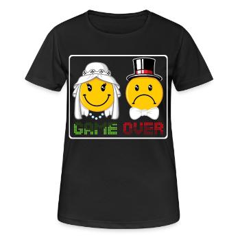 Game over - Women's Breathable T-Shirt - black - Front - AI Model Female 172 light (172cm)