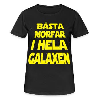 Bästa Morfar i hela galaxen - T-shirt respirant Femme - noir - Devant - AI Model Female 172 light (172cm)