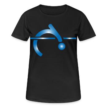 high jump - Women's Breathable T-Shirt - black - Front - AI Model Female 172 light (172cm)