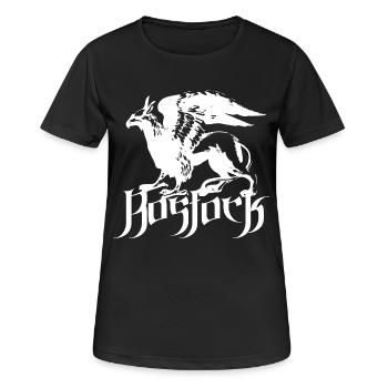 Rostock Greif - Frauen T-Shirt atmungsaktiv - Schwarz - Vorne - AI Model Female 172 light (172cm)