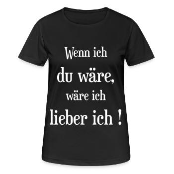 Coole Sprüche Cooler Spruch - Frauen T-Shirt atmungsaktiv - Schwarz - Vorne - AI Model Female 172 light (172cm)