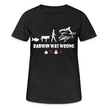poker - T-shirt respirant Femme - noir - Devant - AI Model Female 172 light (172cm)