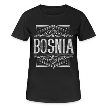 Bosnia Bosnia for Bosnians - Women's Breathable T-Shirt - black - Front - AI Model Female 172 light (172cm)