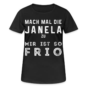 Brasilien Brasilianer Deutschland Geschenk lustig - Frauen T-Shirt atmungsaktiv - Schwarz - Vorne - AI Model Female 172 light (172cm)