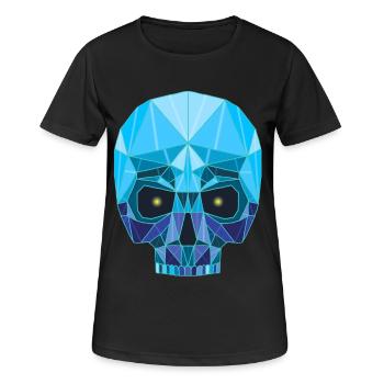 Sapphire skull - Women's Breathable T-Shirt - black - Front - AI Model Female 172 light (172cm)