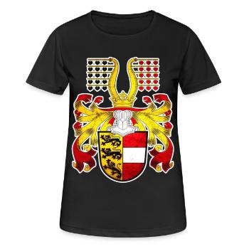 Carinthie - T-shirt respirant Femme - noir - Devant - AI Model Female 172 light (172cm)