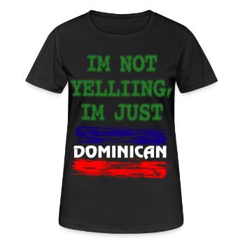 Dominikanische Republik - Frauen T-Shirt atmungsaktiv - Schwarz - Vorne - AI Model Female 172 light (172cm)