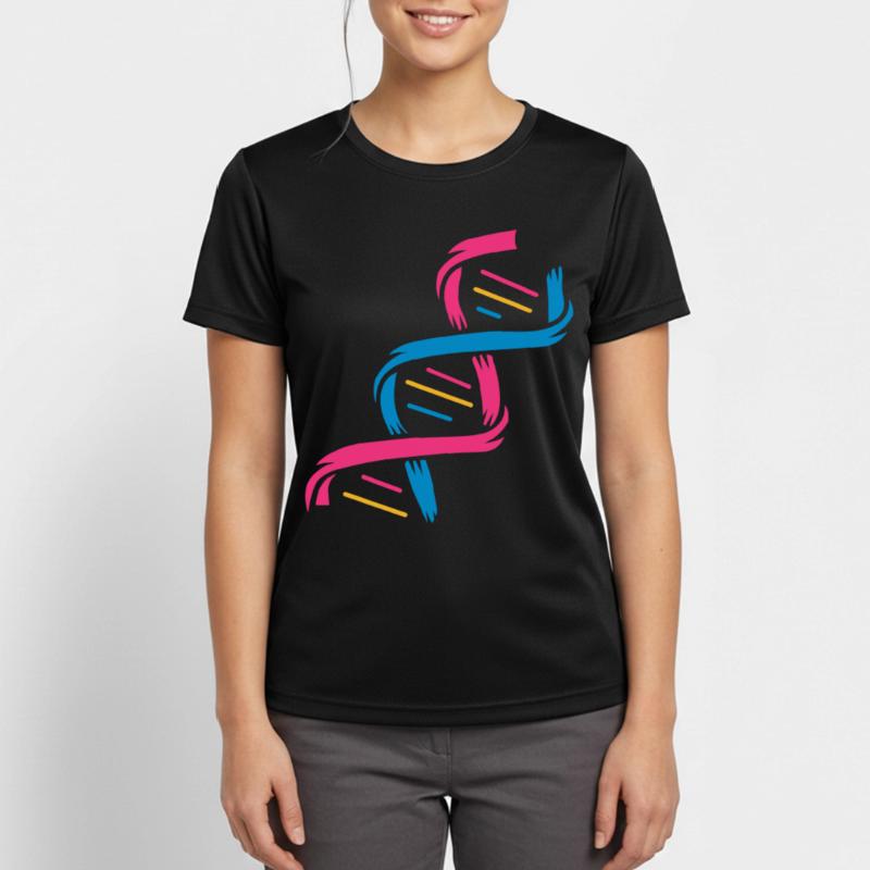La structure d'une molécule d'ADN T-shirt respirant Femme