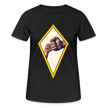 Father and son Faust - Women's Breathable T-Shirt - black - Front - AI Model Female 172 light (172cm)