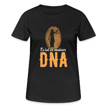 Justiz DNA Justitia Gerechtigkeit Anwalt Richter - Frauen T-Shirt atmungsaktiv - Schwarz - Vorne - AI Model Female 172 light (172cm)