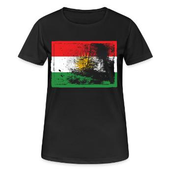 Kurdes Kurdistan - T-shirt respirant Femme - noir - Devant - AI Model Female 172 light (172cm)