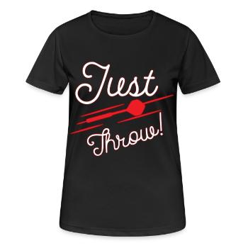 Darts darts - Women's Breathable T-Shirt - black - Front - AI Model Female 172 light (172cm)