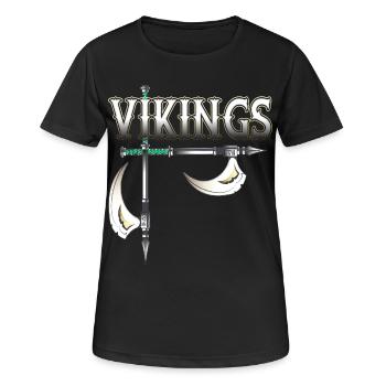 Viking warrior - Women's Breathable T-Shirt - black - Front - AI Model Female 172 light (172cm)
