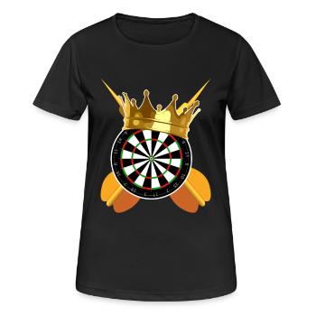Fléchettes Fléchettes Fléchettes - T-shirt respirant Femme - noir - Devant - AI Model Female 172 light (172cm)