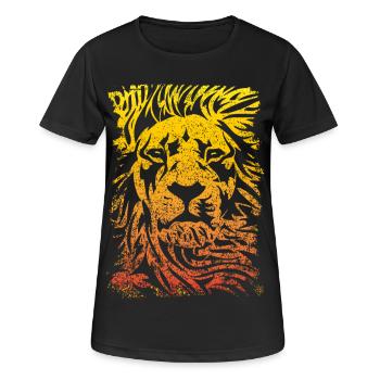 lion - Women's Breathable T-Shirt - black - Front - AI Model Female 172 light (172cm)