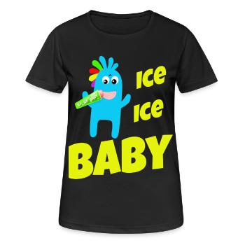Bébé - T-shirt respirant Femme - noir - Devant - AI Model Female 172 light (172cm)