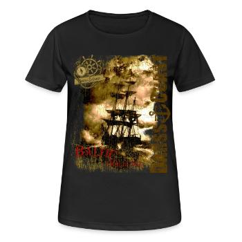 DarssCoast - Baltic Challenge - T-shirt respirant Femme - noir - Devant - AI Model Female 172 light (172cm)
