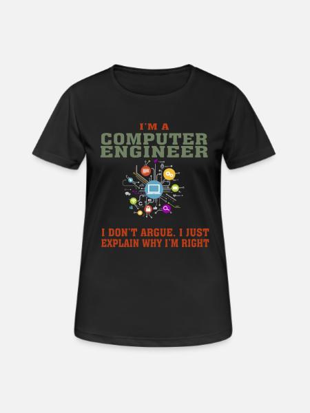 Bestseller Computer Engineer Tshirt, Keep Calm - Women's Breathable T-Shirt - black