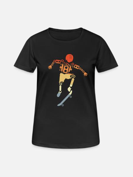 Skateboarder - Women's Breathable T-Shirt - black