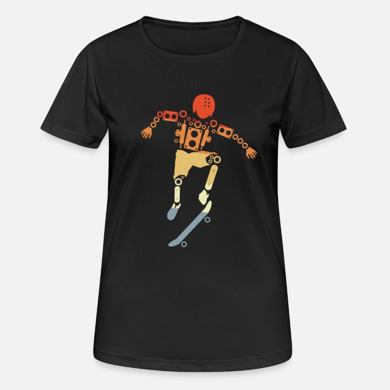 Skateboarder - Women's Breathable T-Shirt - black
