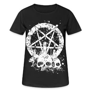 Gothic Skull - Women's Breathable T-Shirt - black - Front - AI Model Female 172 light (172cm)