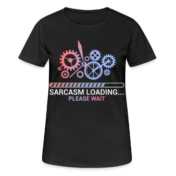 Computer - Frauen T-Shirt atmungsaktiv - Schwarz - Vorne - AI Model Female 172 light (172cm)