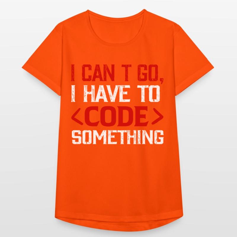 Programmeur, Nerd , Code informatique T-shirt respirant Femme