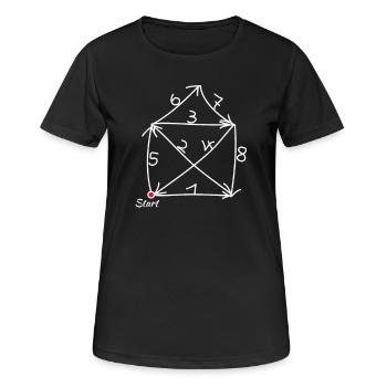 House of St. Nicholas Instructions finally! - Women's Breathable T-Shirt - black - Front - AI Model Female 172 light (172cm)