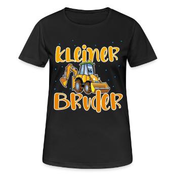 Kleiner Bruder Bagger - Frauen T-Shirt atmungsaktiv - Schwarz - Vorne - AI Model Female 172 light (172cm)