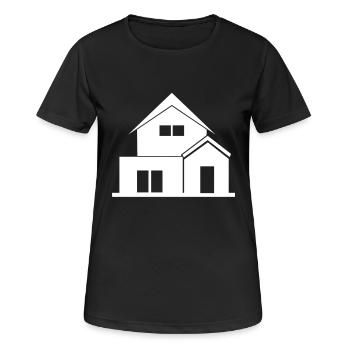 Maison Blanche - T-shirt respirant Femme - noir - Devant - AI Model Female 172 light (172cm)