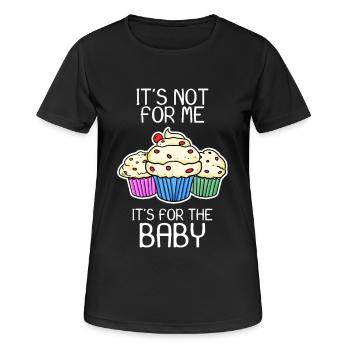 Enceinte - T-shirt respirant Femme - noir - Devant - AI Model Female 172 light (172cm)